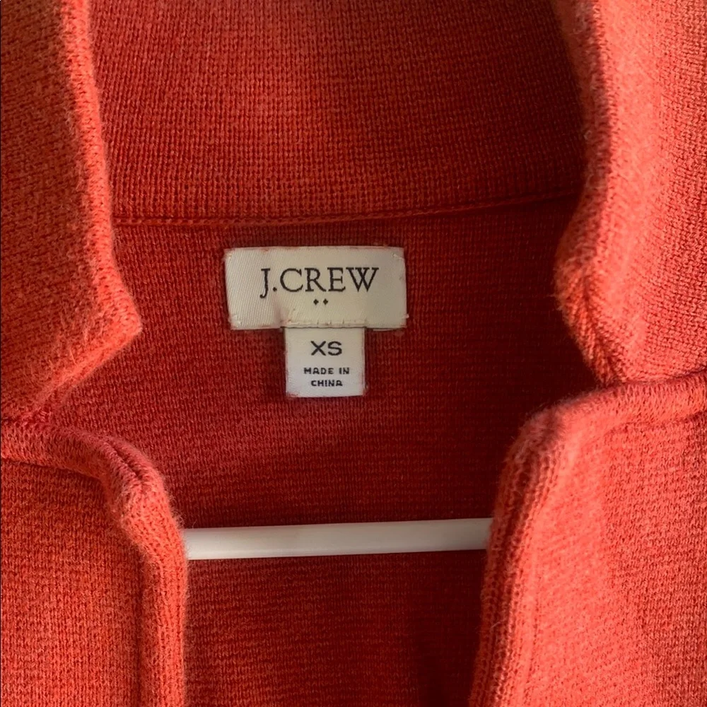 J. Crew Bold Red Open Blazer - Picture 2 of 5